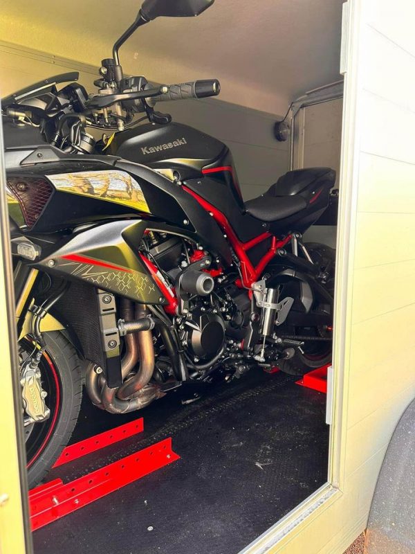 DEBON C255 ALUMINIUM BOX TRAILER FOR HIRE, COVERED MOTORCYCLE TRANSPORT UK OR EUROPE, PERSONAL USE - Image 12