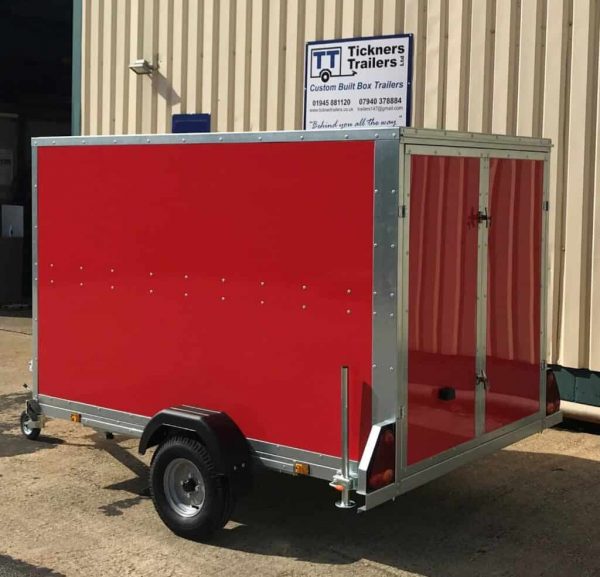 NEW TICKNERS GP756 BOX TRAILER WITH 2 REAR OPENING DOORS, IN WHITE From £3050 - Image 5