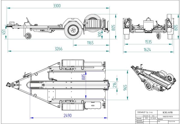 DEBON MOTO1 MOTORCYCLE SCOOTER MOPED TRAILER FOR HIRE - Image 6