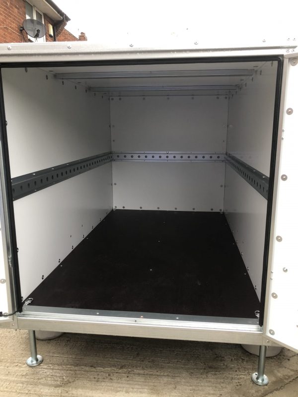 NEW TICKNERS ECO645 BOX TRAILER WITH 2 REAR OPENING DOORS, IN WHITE From £2250 - Image 15