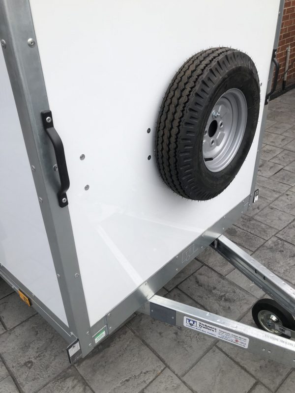 NEW TICKNERS ECO645 BOX TRAILER WITH 2 REAR OPENING DOORS, IN WHITE From £2250 - Image 10