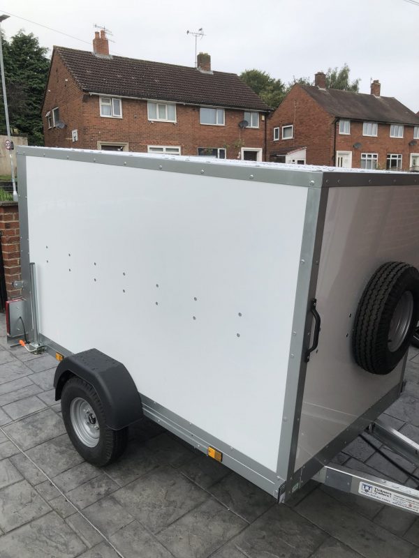 NEW TICKNERS ECO645 BOX TRAILER WITH 2 REAR OPENING DOORS, IN WHITE From £2250 - Image 6