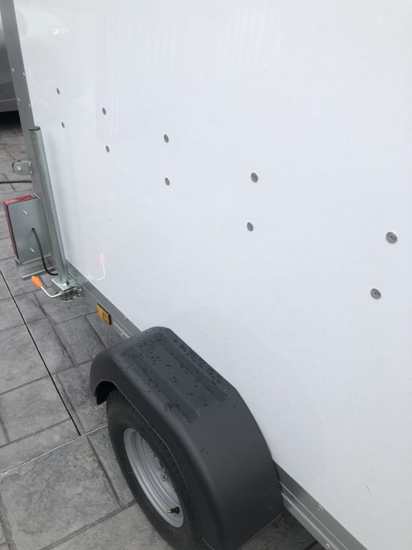 NEW TICKNERS ECO645 BOX TRAILER WITH 2 REAR OPENING DOORS, IN WHITE From £2250 - Image 5