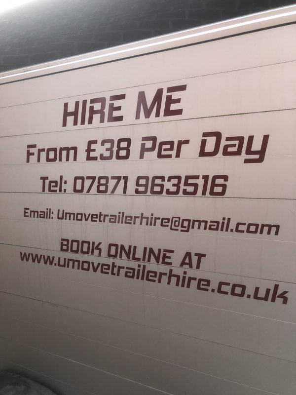 DEBON C500 BOX TRAILER FOR HIRE, UK AND EUROPE, PERSONAL OR COMMERCIAL USE - Image 12