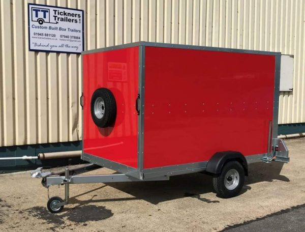 NEW TICKNERS GP756 BOX TRAILER WITH 2 REAR OPENING DOORS, IN WHITE From £3050 - Image 7