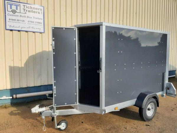 NEW TICKNERS GP756 BOX TRAILER WITH 2 REAR OPENING DOORS, IN WHITE From £3050 - Image 14