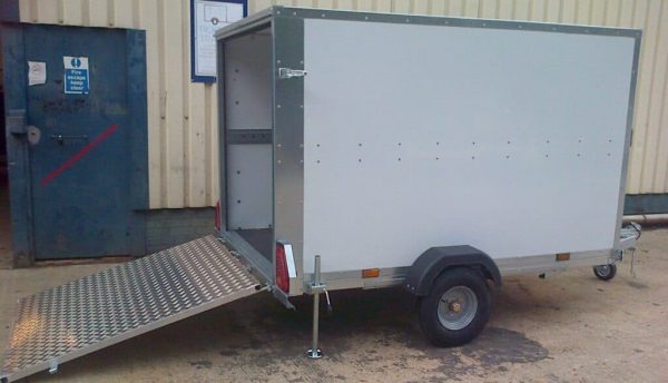 NEW TICKNERS GP756 BOX TRAILER WITH 2 REAR OPENING DOORS, IN WHITE From £3050 - Image 11