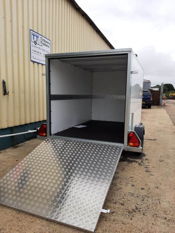 NEW TICKNERS GP756 BOX TRAILER WITH 2 REAR OPENING DOORS, IN WHITE From £3050 - Image 16