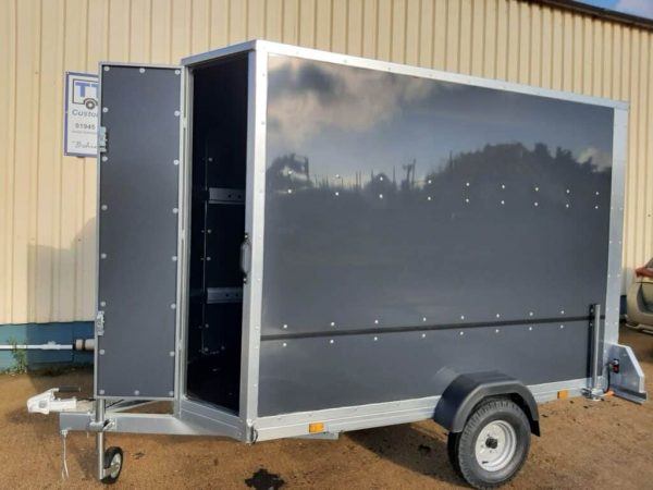 NEW TICKNERS GP756 BOX TRAILER WITH 2 REAR OPENING DOORS, IN WHITE From £3050 - Image 22