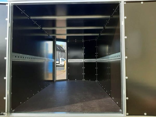 NEW TICKNERS GT RANGE OF TWIN AXLE UNBRAKED 750kg BOX TRAILERS WITH 2 REAR DOORS IN WHITE From £2920 - Image 12