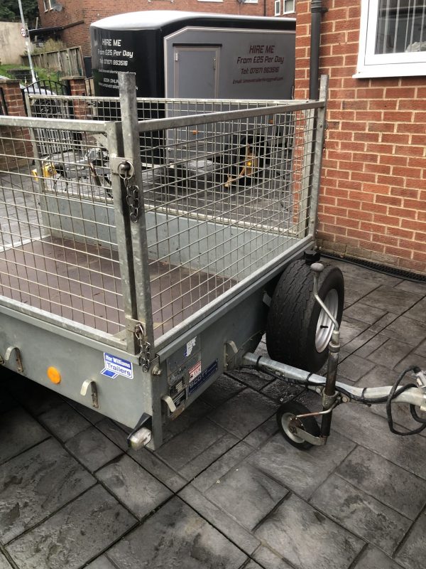 IFOR WILLIAMS 6X4 CAGED TRAILER FOR HIRE - Image 2