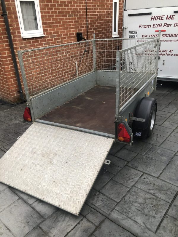 IFOR WILLIAMS 6X4 CAGED TRAILER FOR HIRE - Image 3
