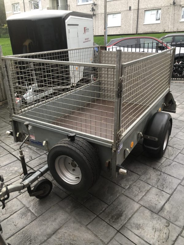 IFOR WILLIAMS 6X4 CAGED TRAILER FOR HIRE