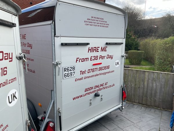 DEBON C500 BOX TRAILER FOR HIRE, UK AND EUROPE, PERSONAL OR COMMERCIAL USE - Image 9