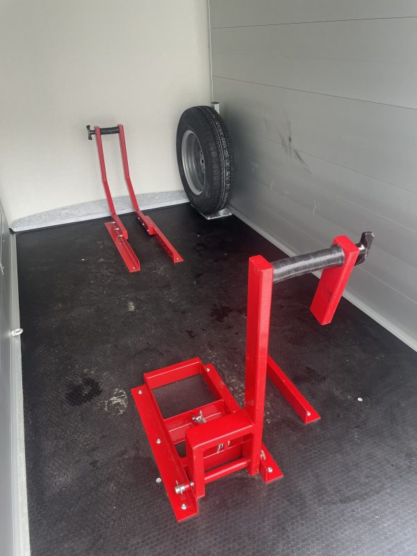 DEBON C255 ALUMINIUM BOX TRAILER FOR HIRE, COVERED MOTORCYCLE TRANSPORT UK OR EUROPE, PERSONAL USE - Image 10