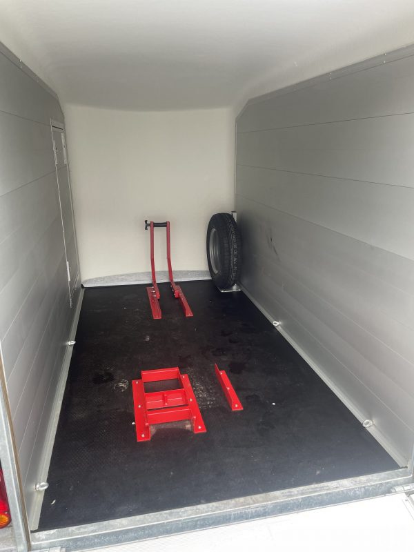 DEBON C255 ALUMINIUM BOX TRAILER FOR HIRE, COVERED MOTORCYCLE TRANSPORT UK OR EUROPE, PERSONAL USE - Image 9