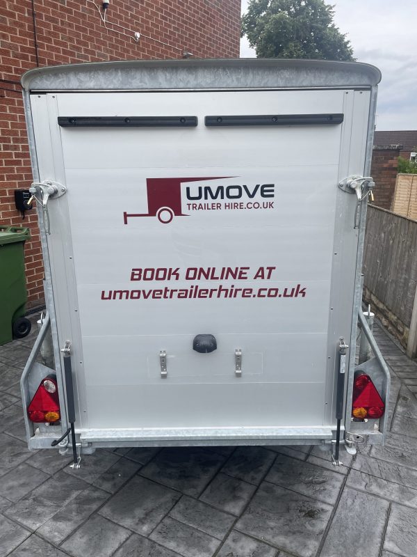 DEBON C255 ALUMINIUM BOX TRAILER FOR HIRE, COVERED MOTORCYCLE TRANSPORT UK OR EUROPE, PERSONAL USE - Image 5