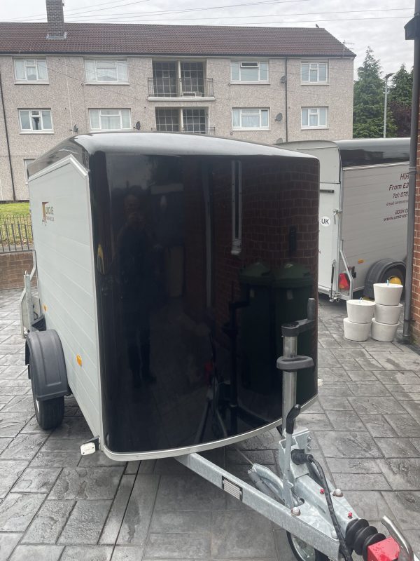 DEBON C255 ALUMINIUM BOX TRAILER FOR HIRE, COVERED MOTORCYCLE TRANSPORT UK OR EUROPE, PERSONAL USE - Image 3