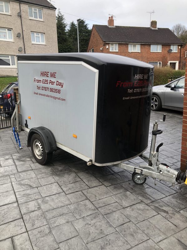 DEBON C255 BOX TRAILER FOR HIRE, UK OR EUROPE, PERSONAL OR COMMERCIAL USE