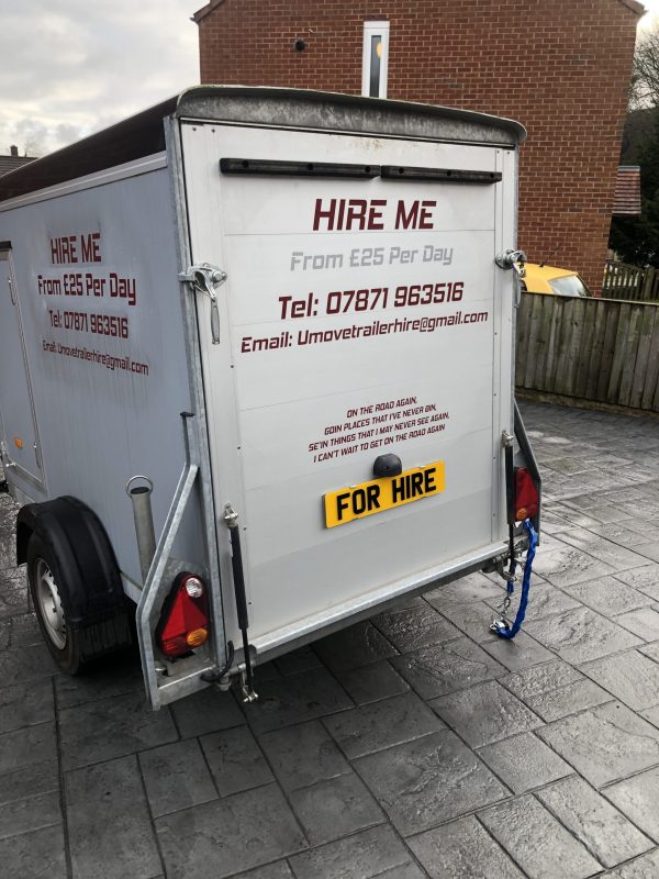 DEBON C255 BOX TRAILER FOR HIRE, UK OR EUROPE, PERSONAL OR COMMERCIAL USE - Image 3