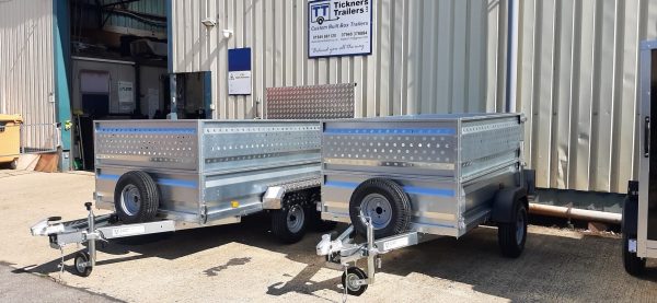 NEW TICKNERS VERSA 8X5 SINGLE OR TWIN AXLE 750KG WITH DROP DOWN TAILGATE FROM £1470 - Image 5