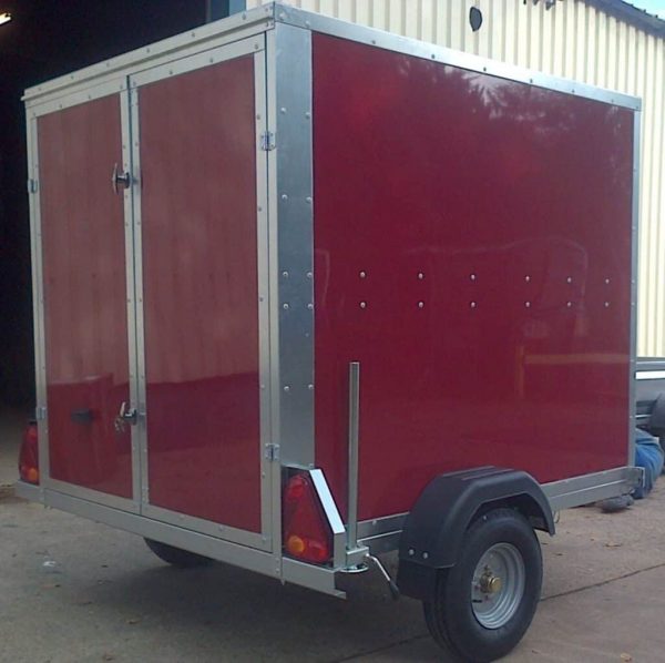 NEW TICKNERS GP756 BOX TRAILER WITH 2 REAR OPENING DOORS, IN WHITE From £3050 - Image 4