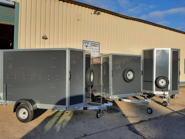 NEW TICKNERS GP756 BOX TRAILER WITH 2 REAR OPENING DOORS, IN WHITE From £3050 - Image 27
