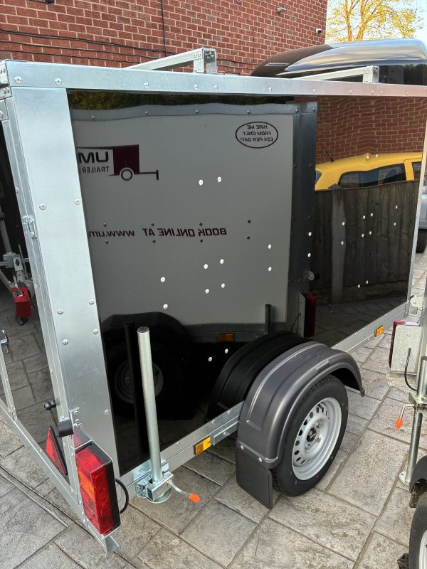 NEW TICKNERS ECO744 BOX TRAILER WITH 2 REAR OPENING DOORS, IN WHITE From £2200 - Image 28