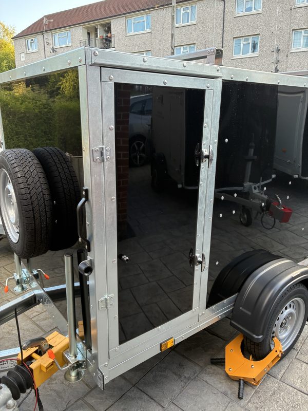NEW TICKNERS ECO744 BOX TRAILER WITH 2 REAR OPENING DOORS, IN WHITE From £2200 - Image 27