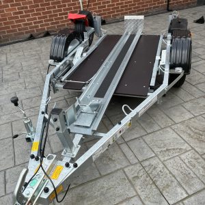 DEBON MOTO1 (2) MOTORCYCLE SCOOTER MOPED TRAILER FOR HIRE