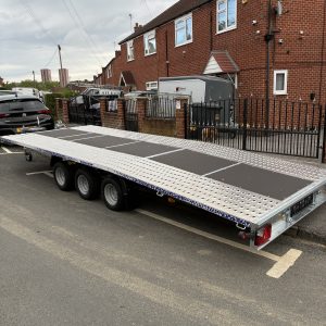 NIEWIADOW 5.5M X 2.1M 3500KG TRIPLE AXEL CAR RECOVERY TRAILER / FLATBED UK OR EUROPE, PERSONAL OR COMMERCIAL USE